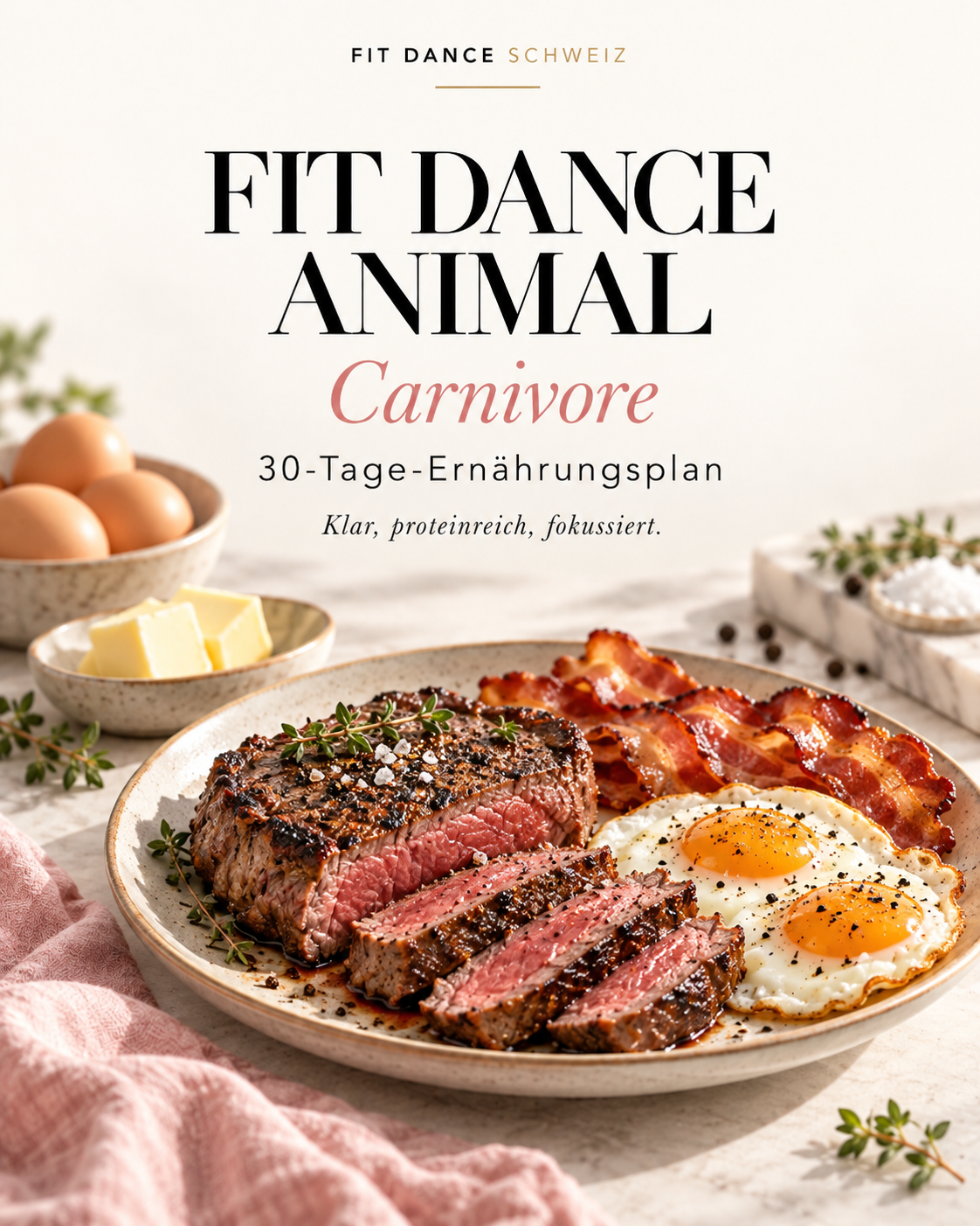 FIT DANCE ANIMAL – Carnivore 30-Tage-Ernährungsplan Fit Dance Schweiz